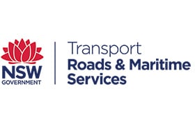 Transport for NSW Roads and Maritime Services logo