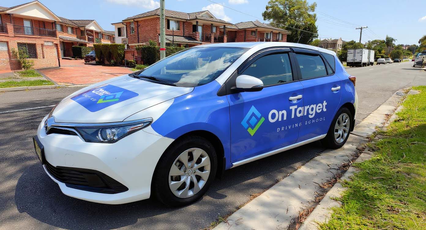 On Target Driving School dual-control automatic training car in Liverpool